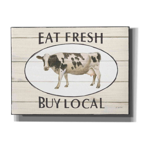 Image of 'Country Cow V' by James Wiens, Canvas Wall Art,16x12x1.1x0,26x18x1.1x0,34x26x1.74x0,54x40x1.74x0