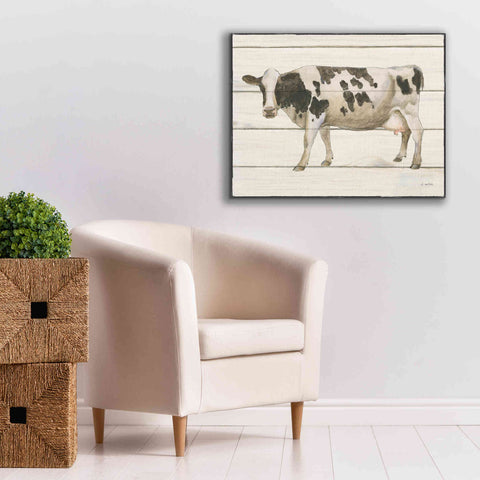 Image of 'Country Cow VI' by James Wiens, Canvas Wall Art,34 x 26