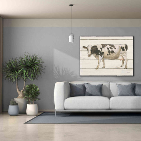 Image of 'Country Cow VI' by James Wiens, Canvas Wall Art,54 x 40