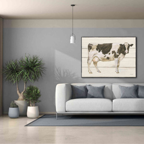 Image of 'Country Cow VII' by James Wiens, Canvas Wall Art,54 x 40
