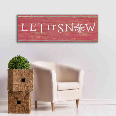 Image of 'Christmas Affinity I Red' by James Wiens, Canvas Wall Art,60 x 20