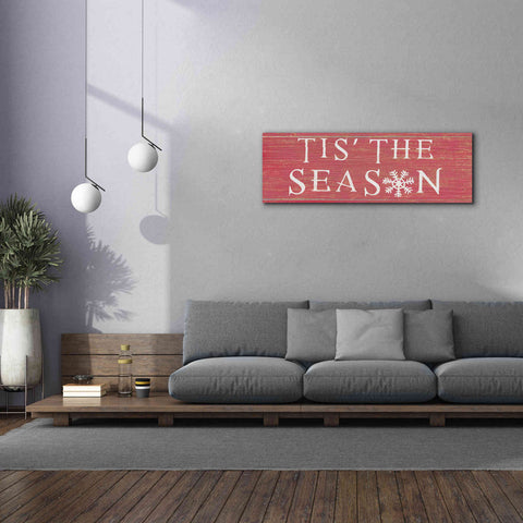 Image of 'Christmas Affinity IV Red' by James Wiens, Canvas Wall Art,60 x 20
