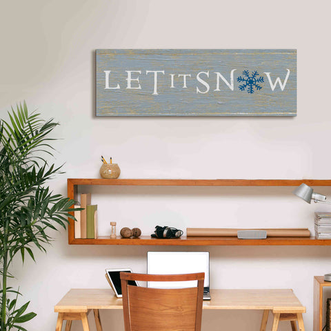 Image of 'Christmas Affinity I Grey' by James Wiens, Canvas Wall Art,36 x 12