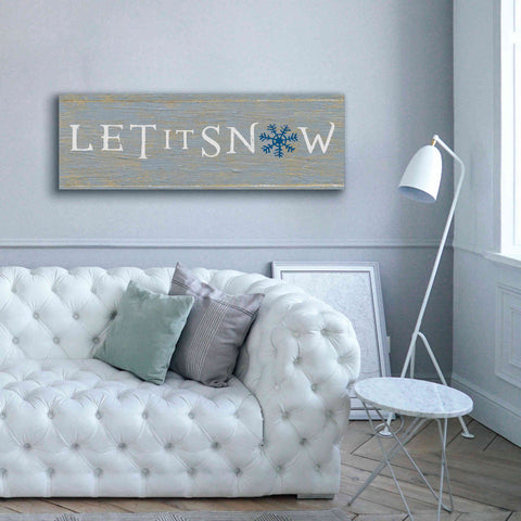 Image of 'Christmas Affinity I Grey' by James Wiens, Canvas Wall Art,60 x 20