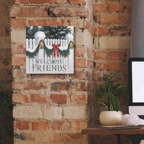 Image of 'Christmas Affinity VIII' by James Wiens, Canvas Wall Art,12 x 12