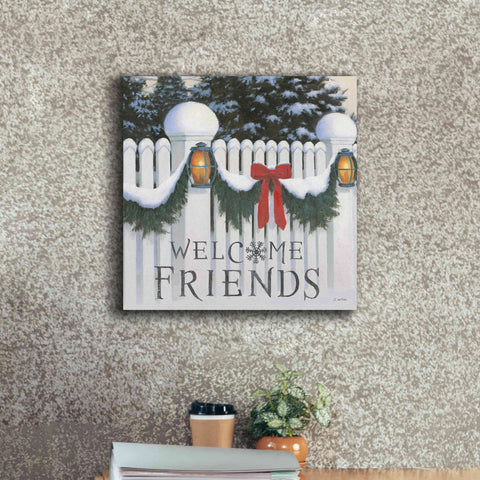 Image of 'Christmas Affinity VIII' by James Wiens, Canvas Wall Art,18 x 18