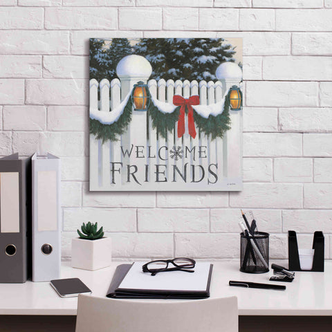 Image of 'Christmas Affinity VIII' by James Wiens, Canvas Wall Art,18 x 18