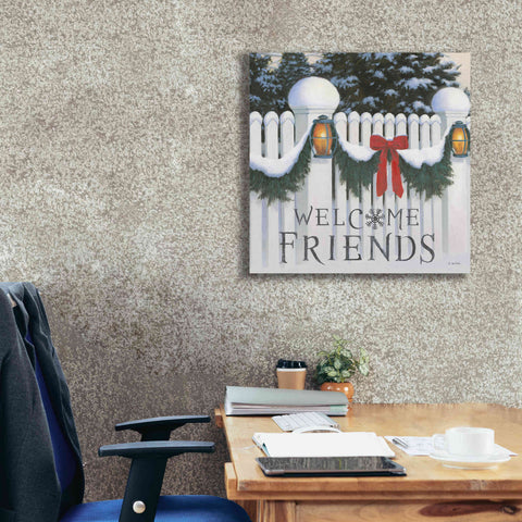 Image of 'Christmas Affinity VIII' by James Wiens, Canvas Wall Art,26 x 26