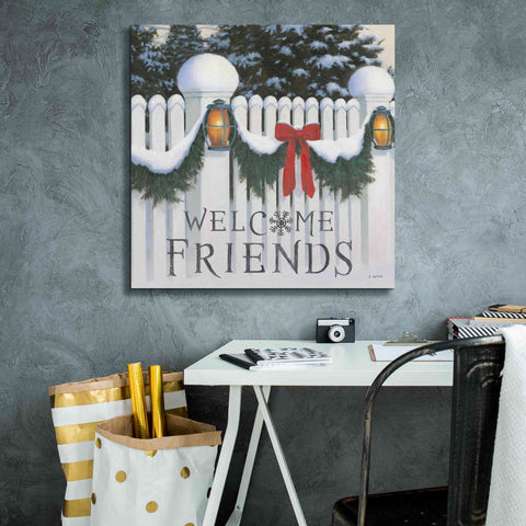 Image of 'Christmas Affinity VIII' by James Wiens, Canvas Wall Art,26 x 26