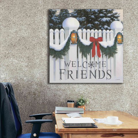 Image of 'Christmas Affinity VIII' by James Wiens, Canvas Wall Art,37 x 37