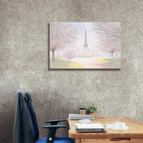 Image of 'Pretty Paris' by James Wiens, Canvas Wall Art,40 x 26