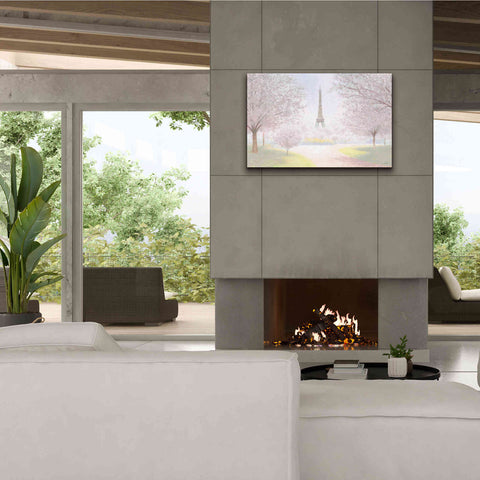 Image of 'Pretty Paris' by James Wiens, Canvas Wall Art,40 x 26