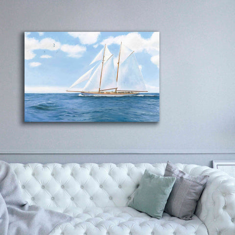 Image of 'Majestic Sailboat' by James Wiens, Canvas Wall Art,60 x 40