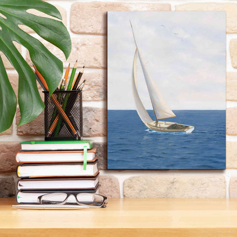 Image of 'A Day at Sea II' by James Wiens, Canvas Wall Art,12 x 16
