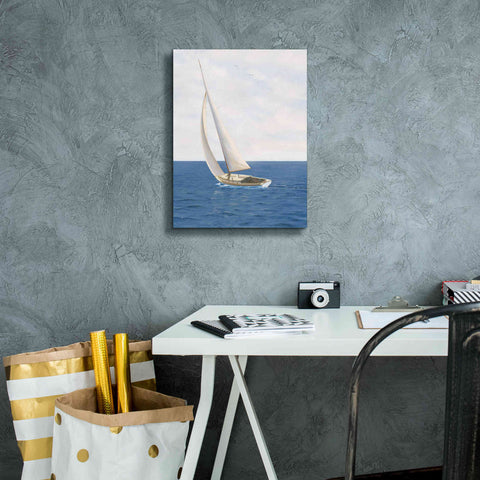 Image of 'A Day at Sea II' by James Wiens, Canvas Wall Art,12 x 16