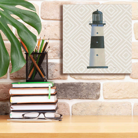 Image of 'A Day at Sea III' by James Wiens, Canvas Wall Art,12 x 12