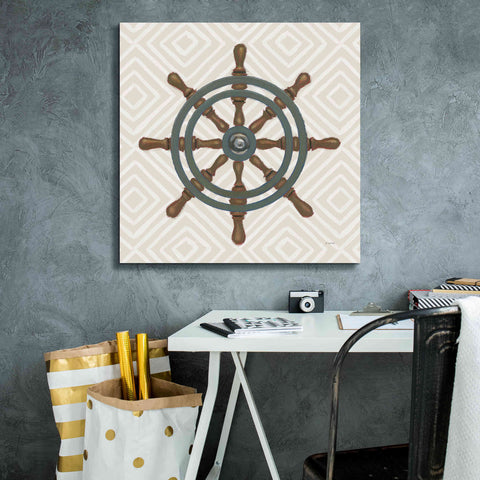 Image of 'A Day at Sea IV' by James Wiens, Canvas Wall Art,26 x 26