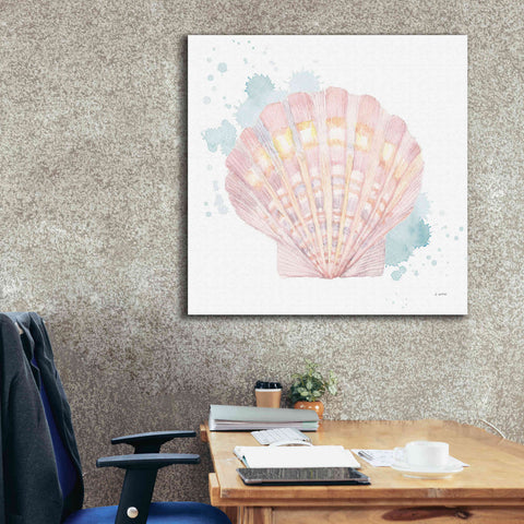 Image of 'Salento Coast III' by James Wiens, Canvas Wall Art,37 x 37