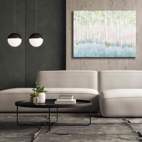 Image of 'Soft Birches' by James Wiens, Canvas Wall Art,54 x 40