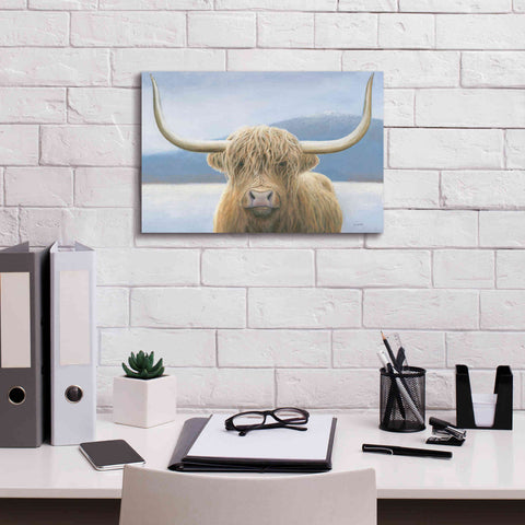 Image of 'Highland Cow' by James Wiens, Canvas Wall Art,18 x 12