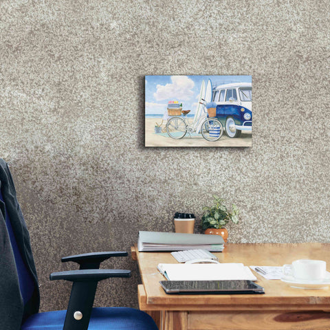 Image of 'Beach Time I' by James Wiens, Canvas Wall Art,18 x 12