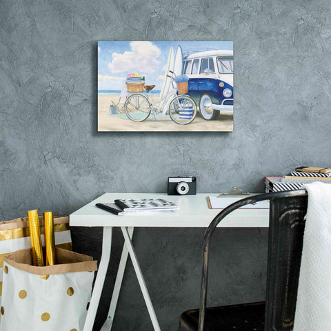 Image of 'Beach Time I' by James Wiens, Canvas Wall Art,18 x 12