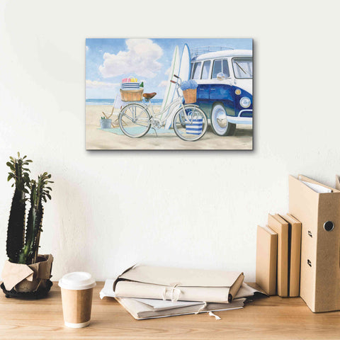 Image of 'Beach Time I' by James Wiens, Canvas Wall Art,18 x 12
