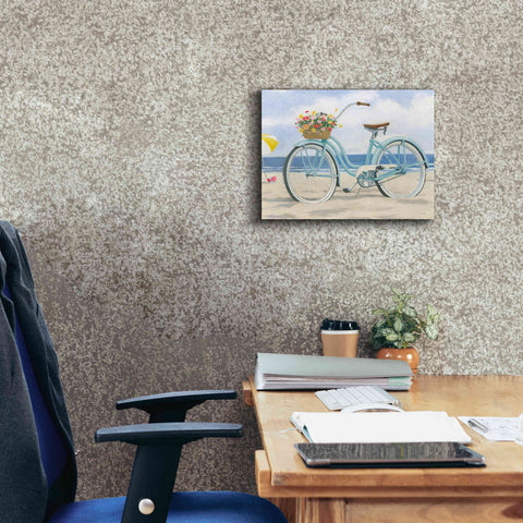 Image of 'Beach Time III' by James Wiens, Canvas Wall Art,16 x 12