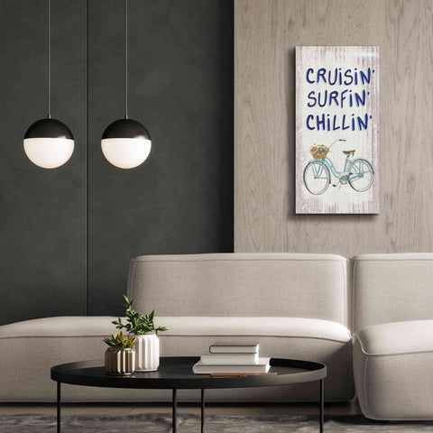 Image of 'Beach Time IV' by James Wiens, Canvas Wall Art,20 x 40