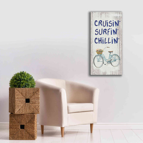 Image of 'Beach Time IV' by James Wiens, Canvas Wall Art,20 x 40