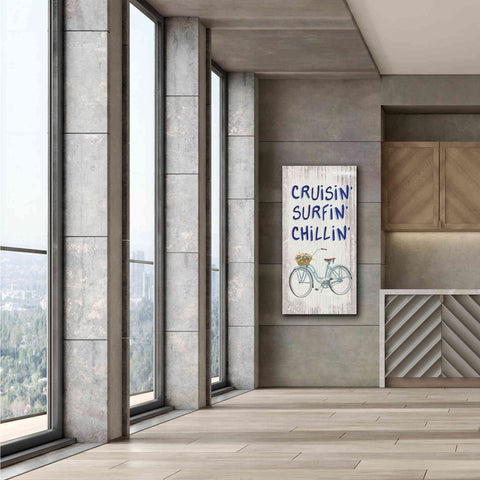 Image of 'Beach Time IV' by James Wiens, Canvas Wall Art,30 x 60