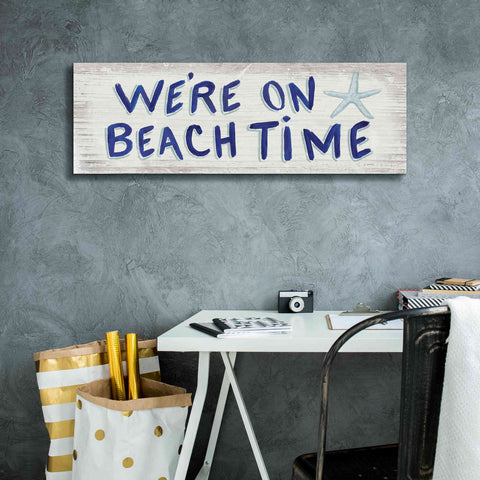 Image of 'Beach Time VI' by James Wiens, Canvas Wall Art,36 x 12
