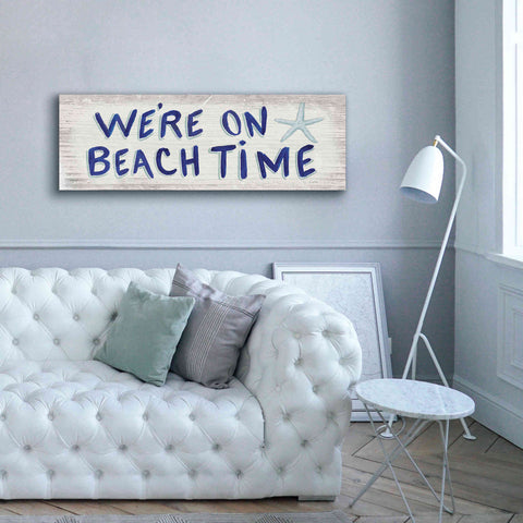 Image of 'Beach Time VI' by James Wiens, Canvas Wall Art,60 x 20