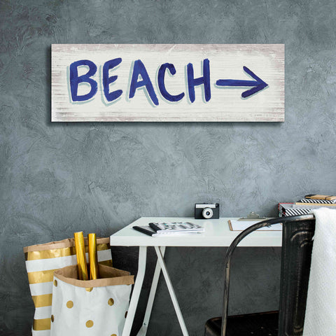 Image of 'Beach Time VII' by James Wiens, Canvas Wall Art,36 x 12