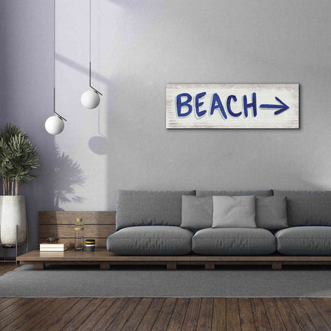Image of 'Beach Time VII' by James Wiens, Canvas Wall Art,60 x 20