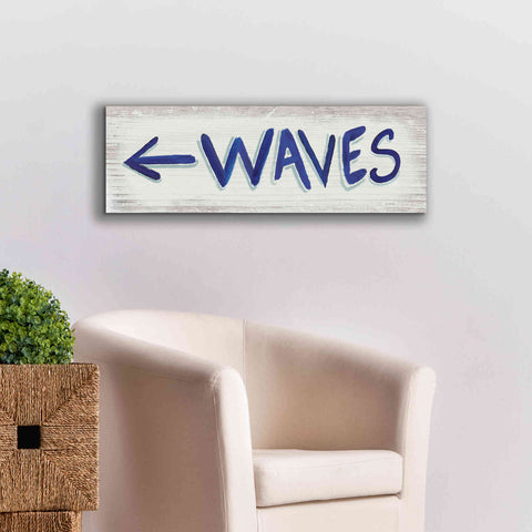 Image of 'Beach Time IX' by James Wiens, Canvas Wall Art,36 x 12