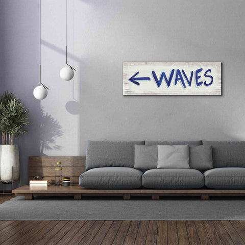 Image of 'Beach Time IX' by James Wiens, Canvas Wall Art,60 x 20