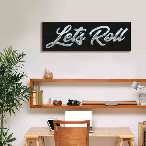 Image of 'Lets Roll III' by James Wiens, Canvas Wall Art,36 x 12