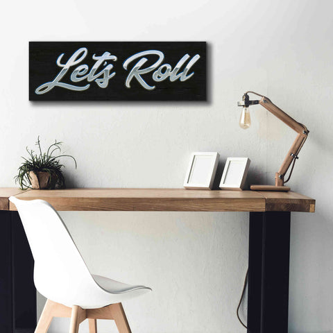 Image of 'Lets Roll III' by James Wiens, Canvas Wall Art,36 x 12