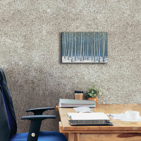 Image of 'Shimmering Birches' by James Wiens, Canvas Wall Art,18 x 12