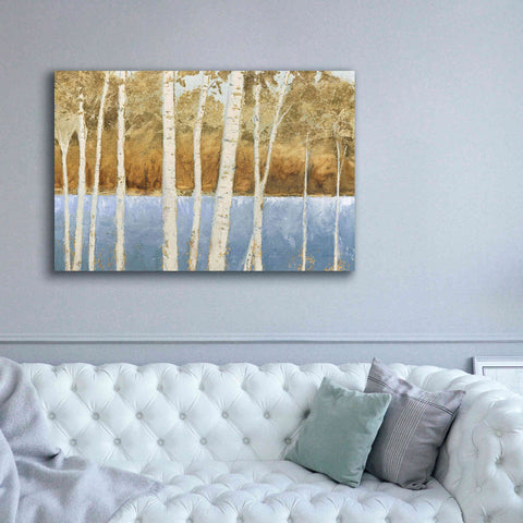 Image of 'Lakeside Birches' by James Wiens, Canvas Wall Art,60 x 40
