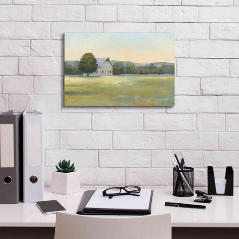 Image of 'Morning Meadows II' by James Wiens, Canvas Wall Art,18 x 12