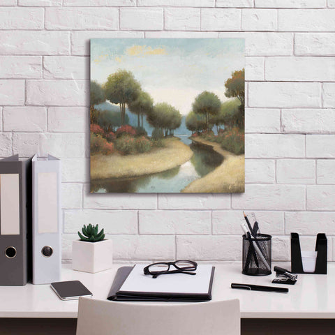 Image of 'By the Waterways I' by James Wiens, Canvas Wall Art,18 x 18