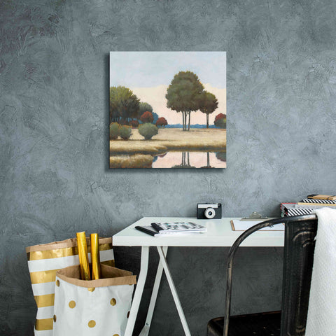 Image of 'By the Waterways II' by James Wiens, Canvas Wall Art,18 x 18