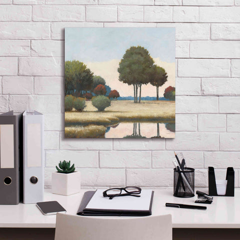 Image of 'By the Waterways II' by James Wiens, Canvas Wall Art,18 x 18