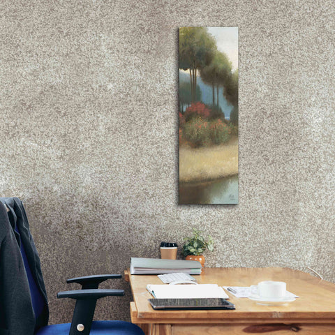 Image of 'By the Waterways Portrait I' by James Wiens, Canvas Wall Art,12 x 36