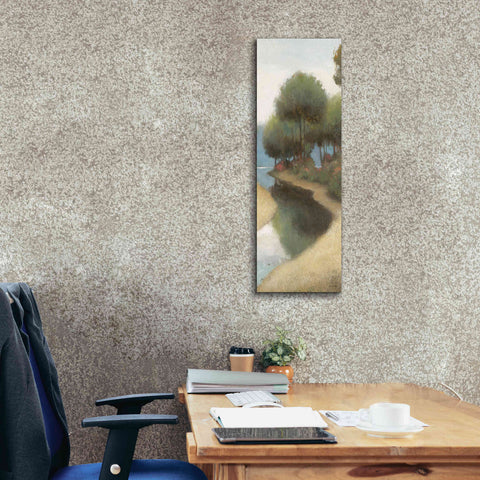 Image of 'By the Waterways Portrait II' by James Wiens, Canvas Wall Art,12 x 36