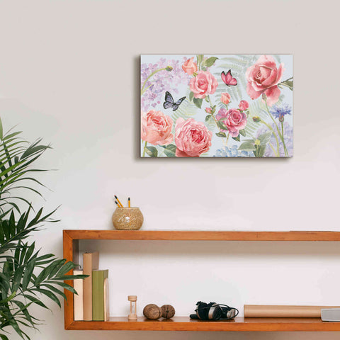 Image of 'Boho Bouquet I Blue' by James Wiens, Canvas Wall Art,18 x 12