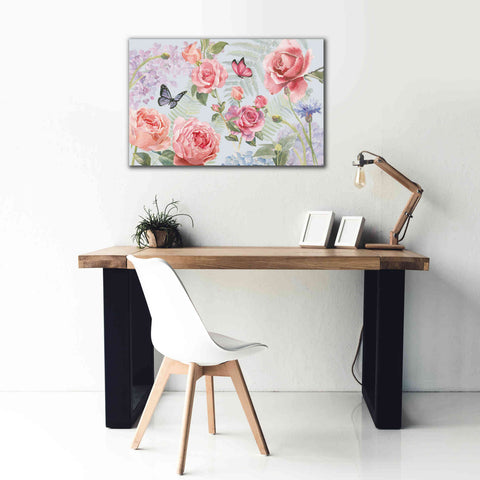Image of 'Boho Bouquet I Blue' by James Wiens, Canvas Wall Art,40 x 26