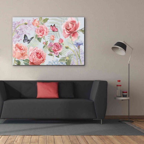 Image of 'Boho Bouquet I Blue' by James Wiens, Canvas Wall Art,60 x 40